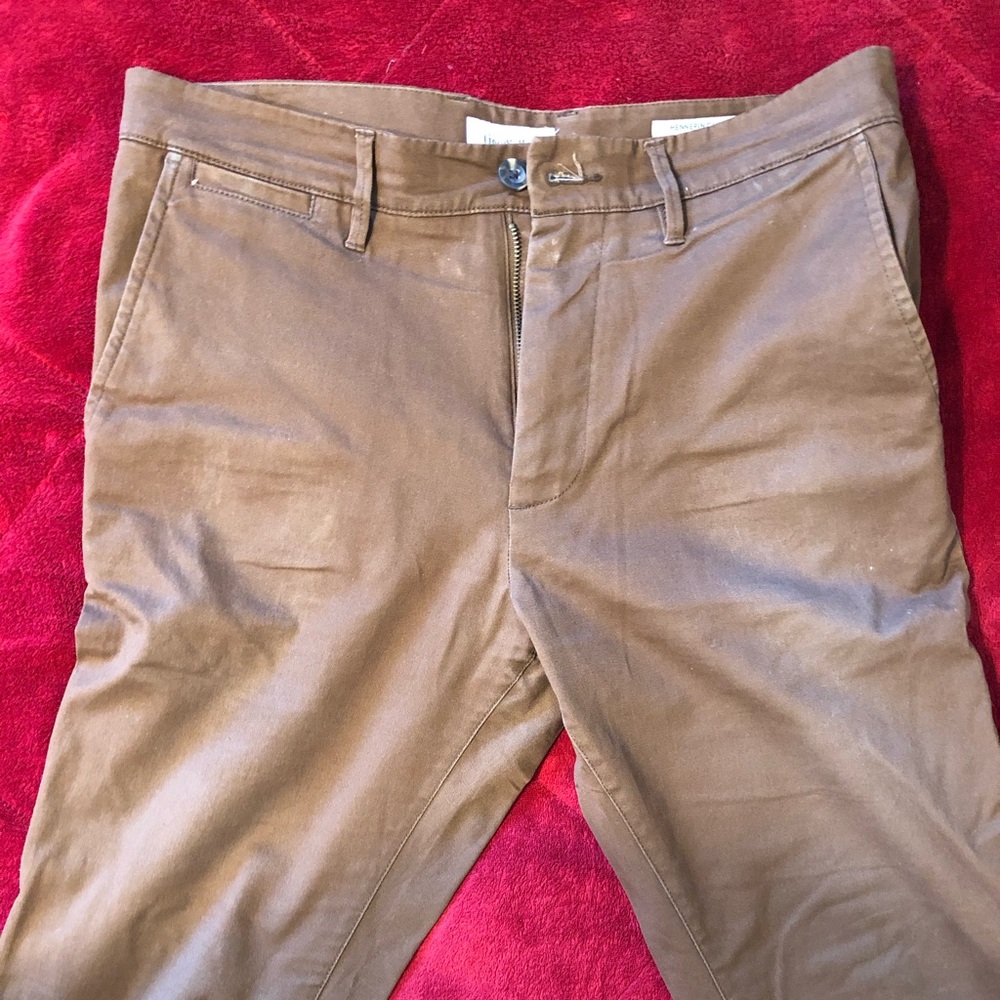 Goodfellow & Co Hennepin slim brown chinos
